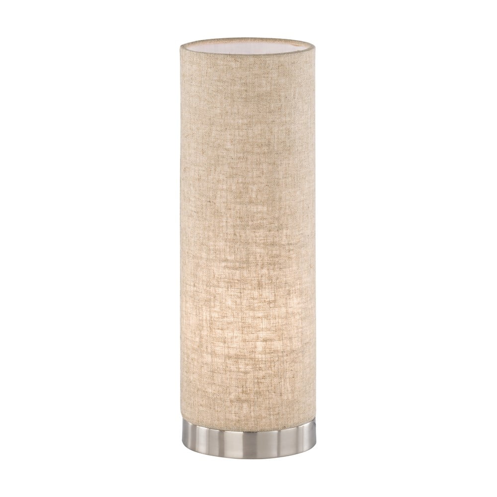 Bézs asztali lámpa textil búrával (magasság 35 cm) Thor – Fischer & Honsel