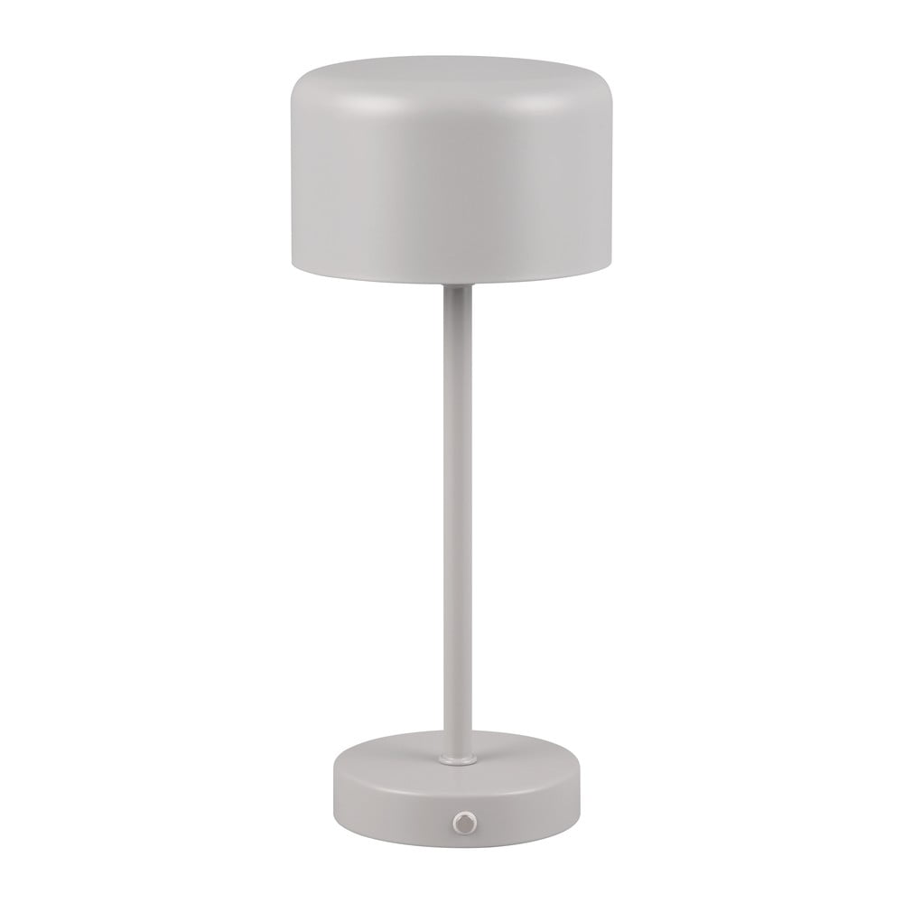 Világosszürke LED szabályozható asztali lámpa (magasság 30 cm) Jeff – Trio