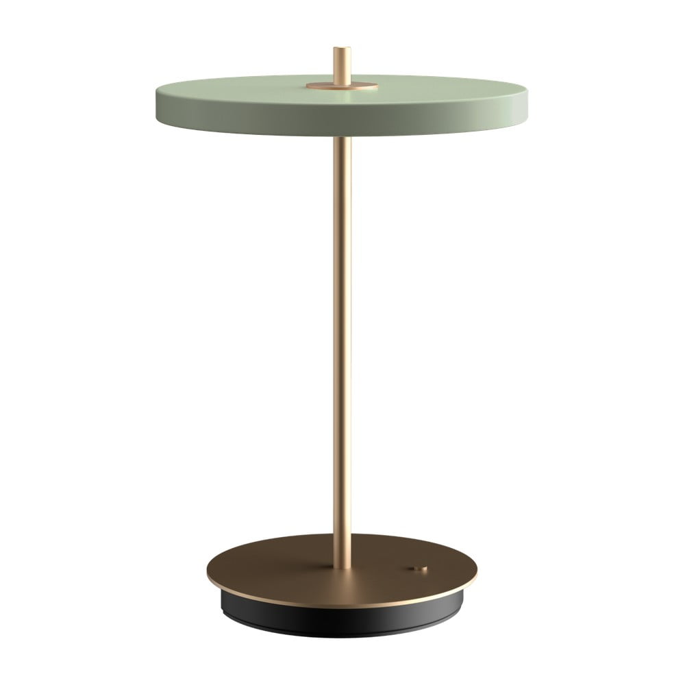 Világoszöld LED szabályozható asztali lámpa fém búrával (magasság 31 cm) Asteria Move – UMAGE