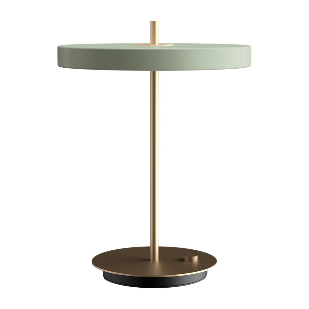 Világoszöld LED szabályozható asztali lámpa fém búrával (magasság 41,5 cm) Asteria Table – UMAGE