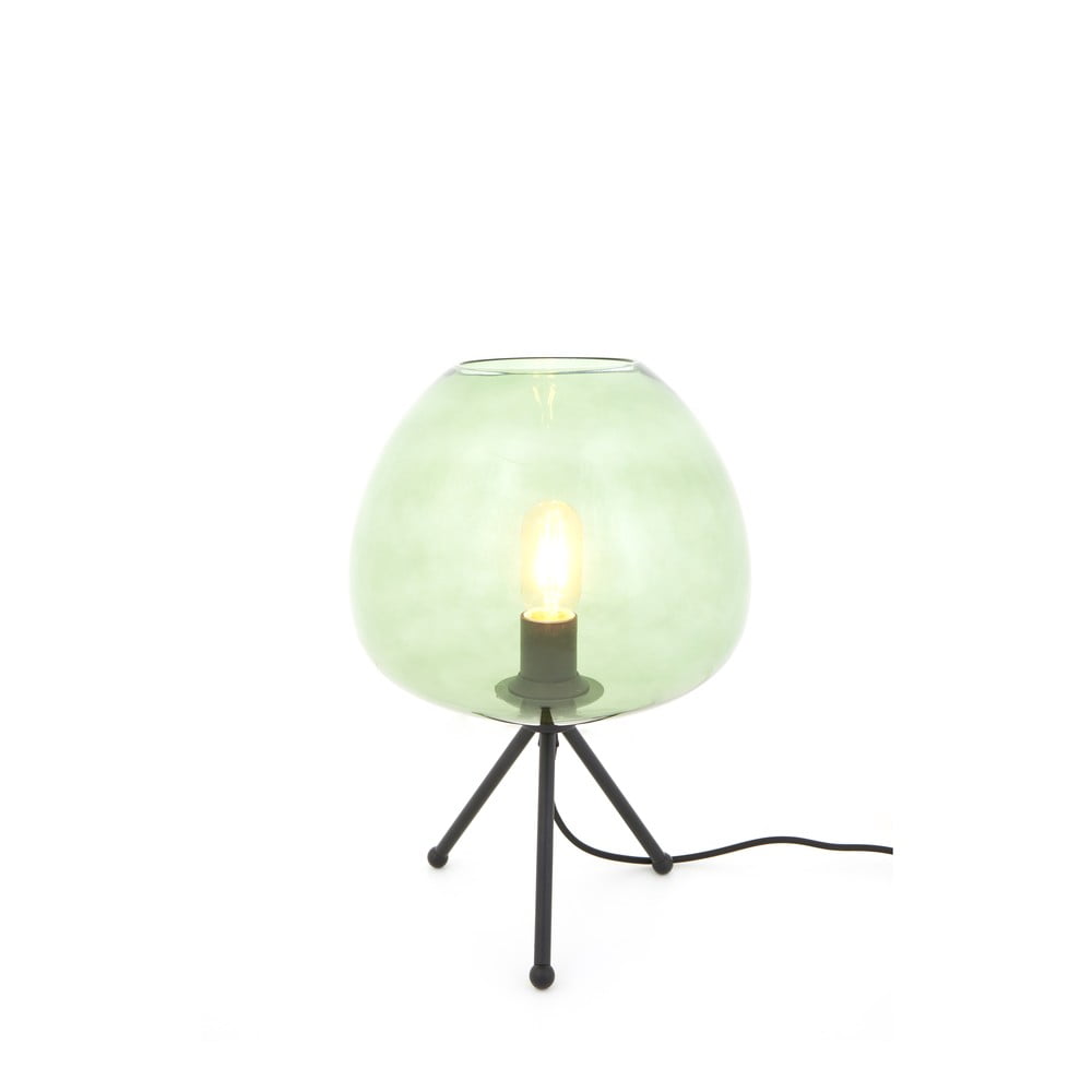 Zöld asztali lámpa (magasság 43 cm) Mayson – Light & Living