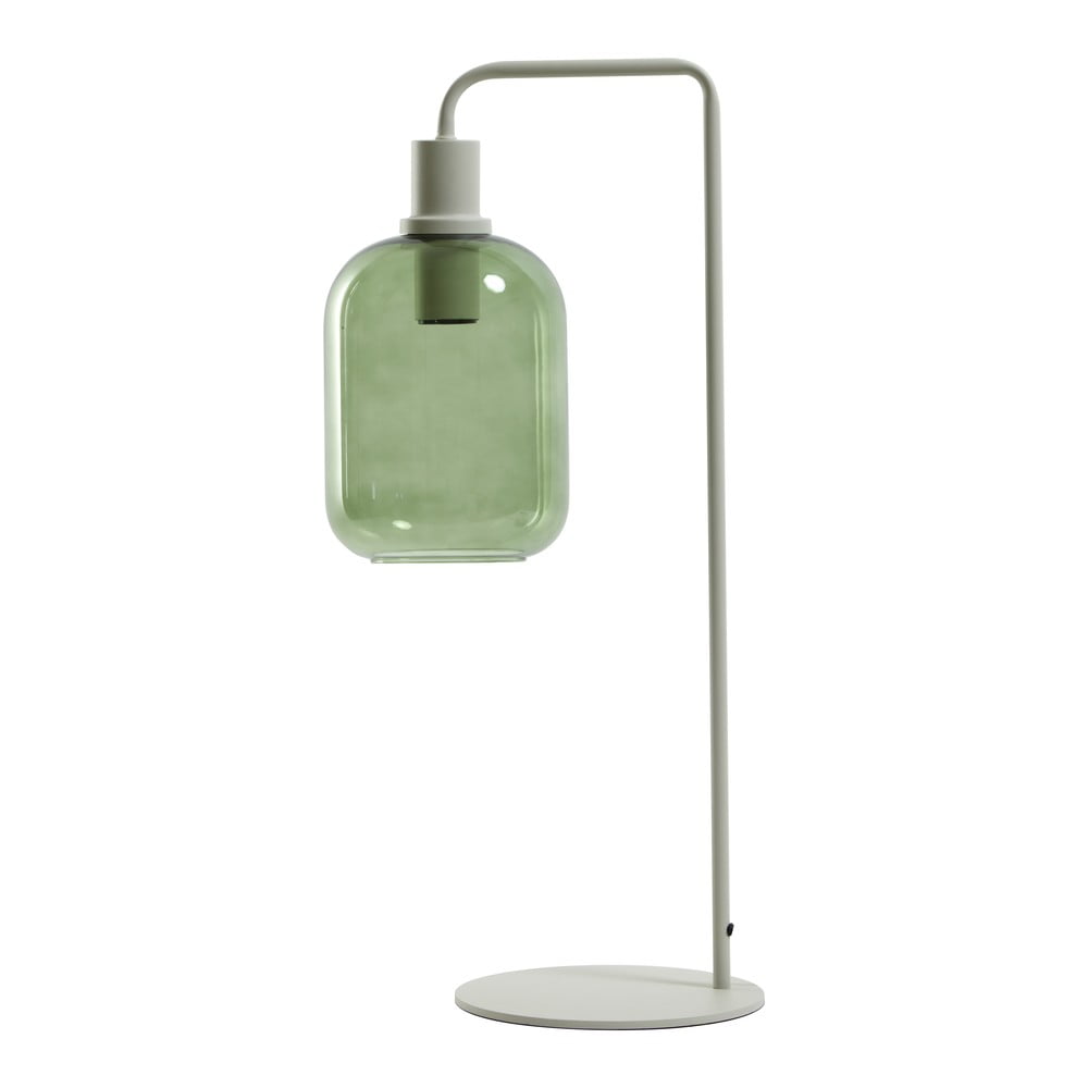 Zöld asztali lámpa (magasság 60 cm) Lekar – Light & Living