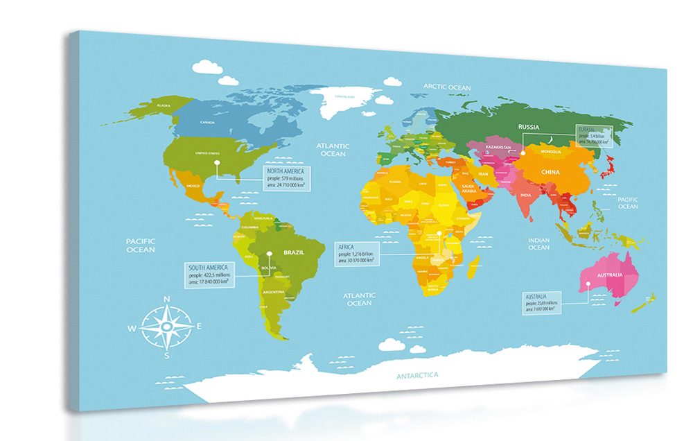 Kép különleges világtérkép