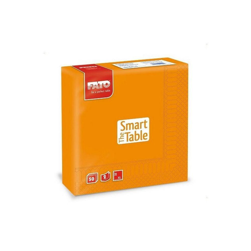 Fato Szalvéta 33x33cm narancssárga 2 rétegű 50 lap/csomag 