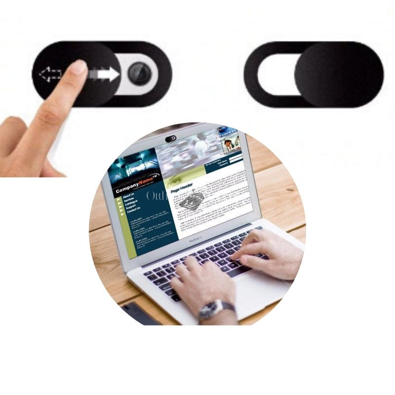 Ultravékony webkamera takaró (6db)