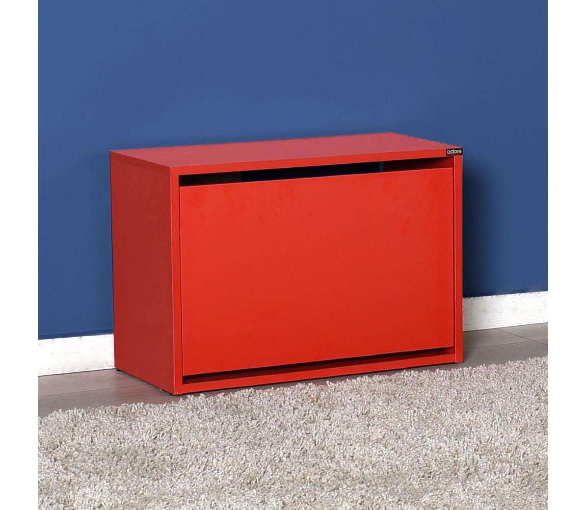 Adore Furniture Cipősszekrény 42x60 cm piros 