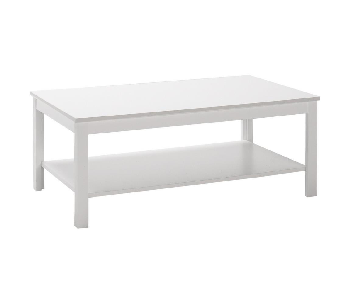 Adore Furniture Kávésasztal 40x80 cm fehér 