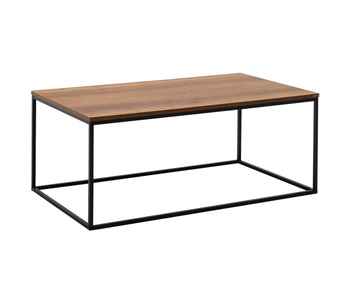 Adore Furniture Kávésasztal 42x100 cm barna 