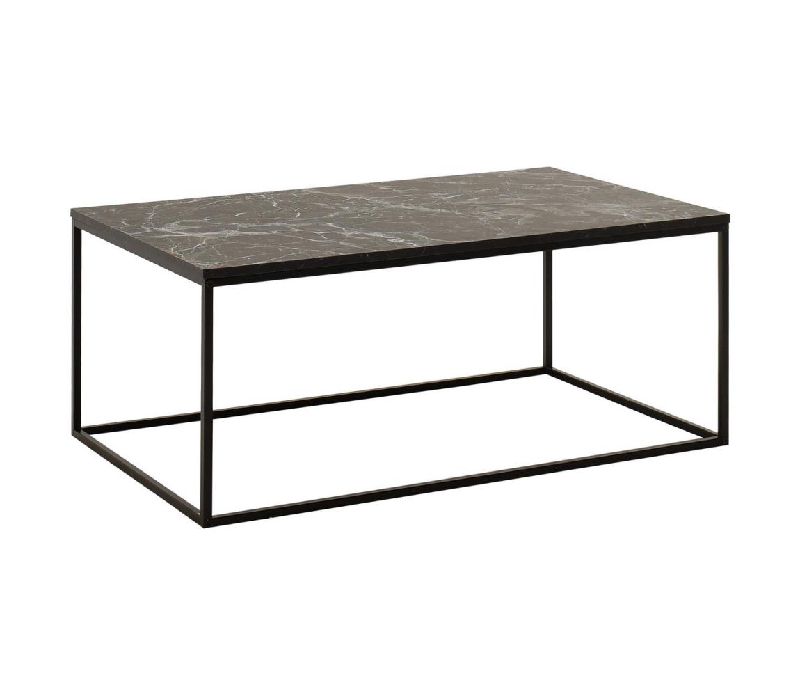 Adore Furniture Kávésasztal 42x100 cm fekete 