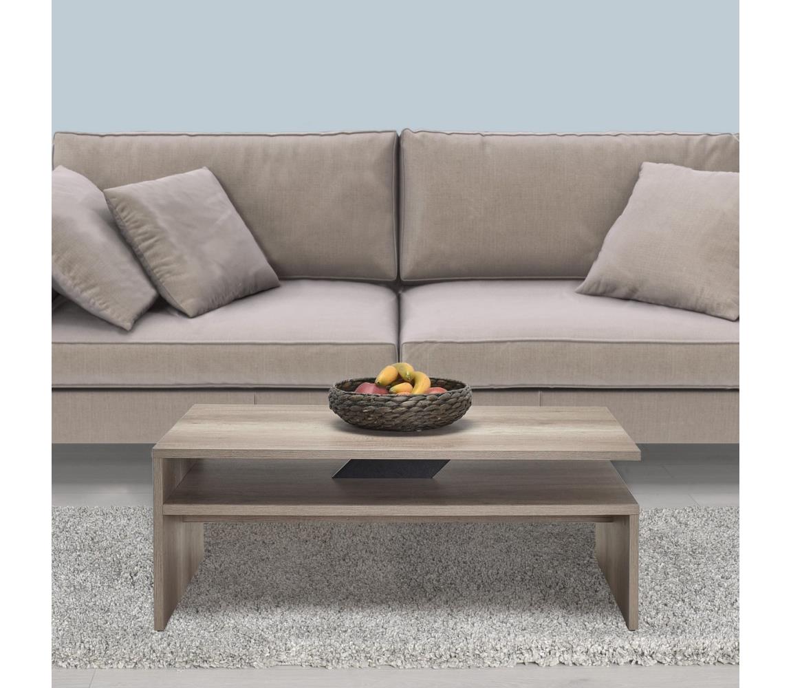 Adore Furniture Kávésasztal 42x110 cm barna 