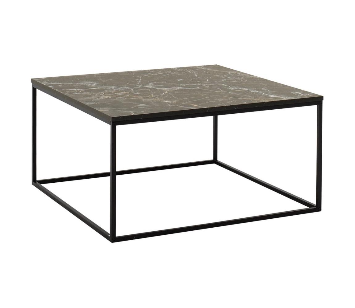 Adore Furniture Kávésasztal 42x80 cm fekete 