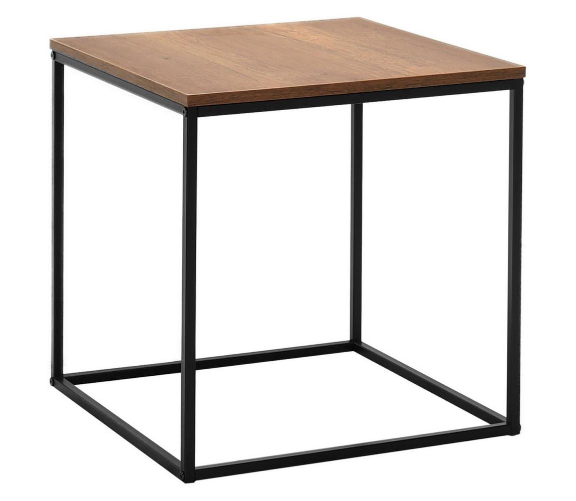 Adore Furniture Kávésasztal 52x50 cm barna 