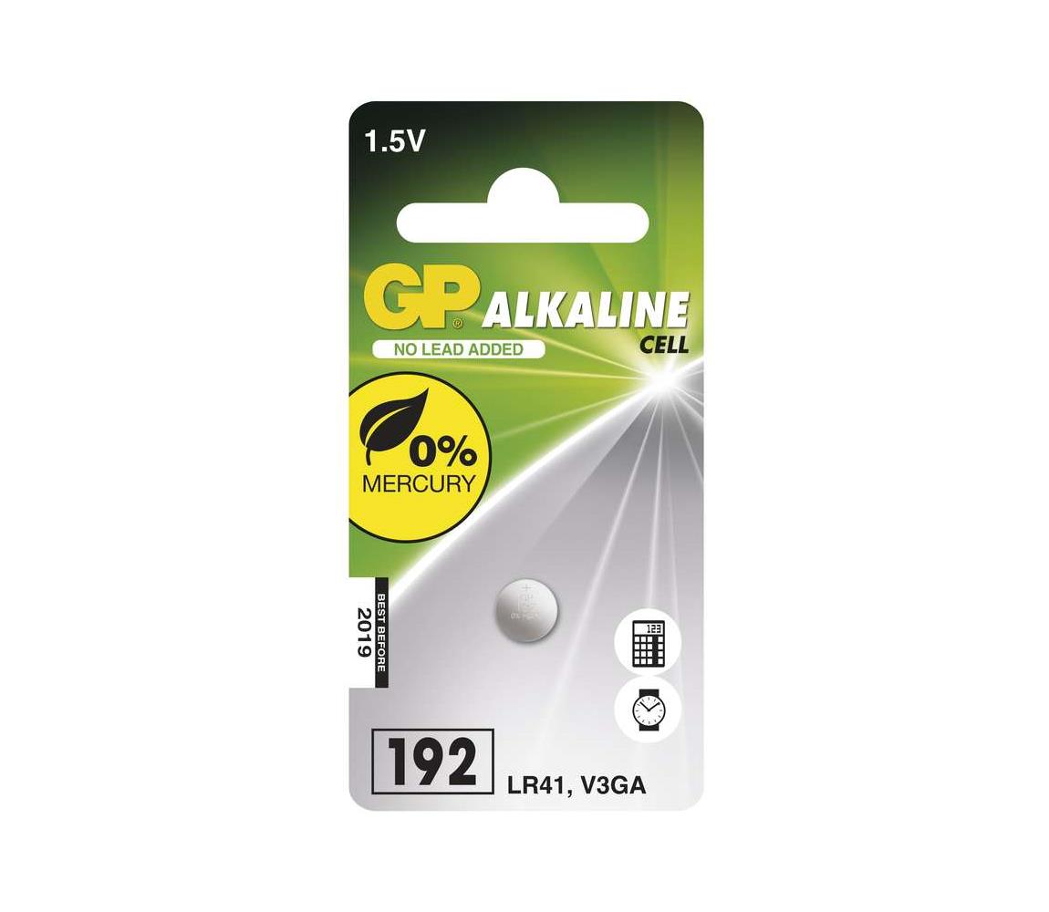  Alkáli gombelem LR41 GP ALKALINE 1,5V/24 mAh 