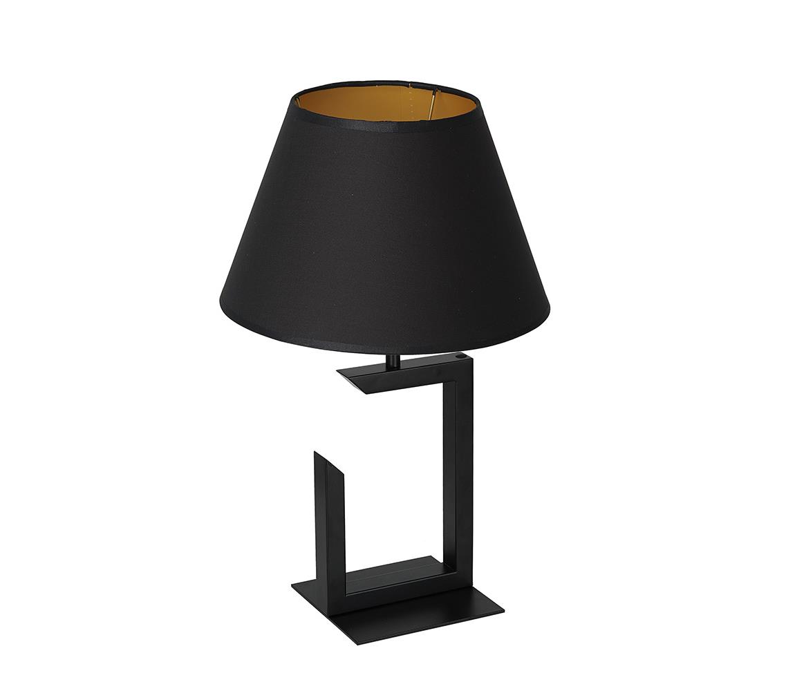  Asztali lámpa 1xE27/60W/230V 45 cm fekete/arany 