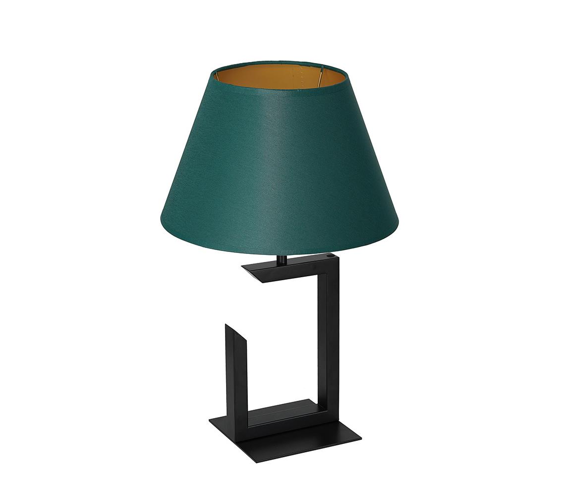  Asztali lámpa 1xE27/60W/230V 45 cm zöld/arany 