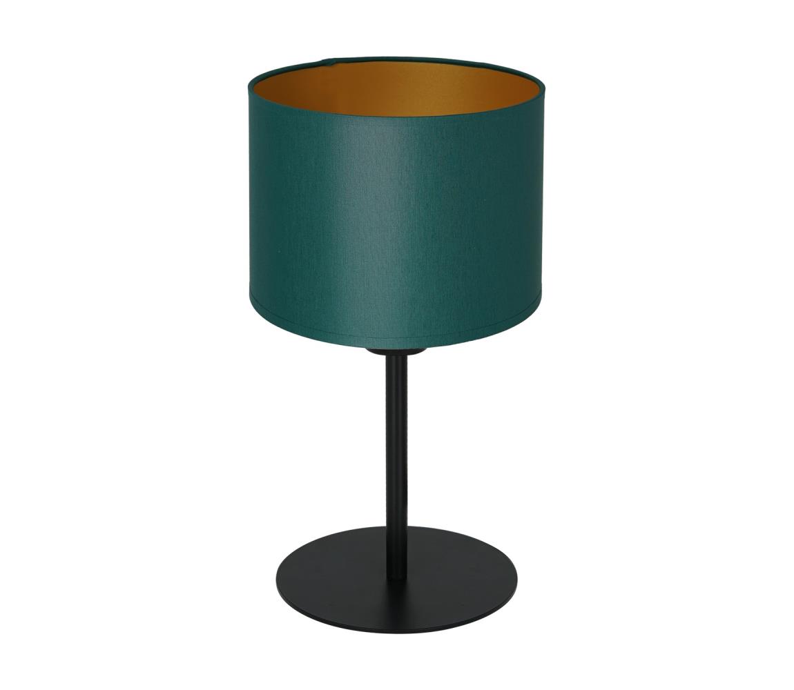  Asztali lámpa ARDEN 1xE27/60W/230V á. 18 cm zöld/arany 