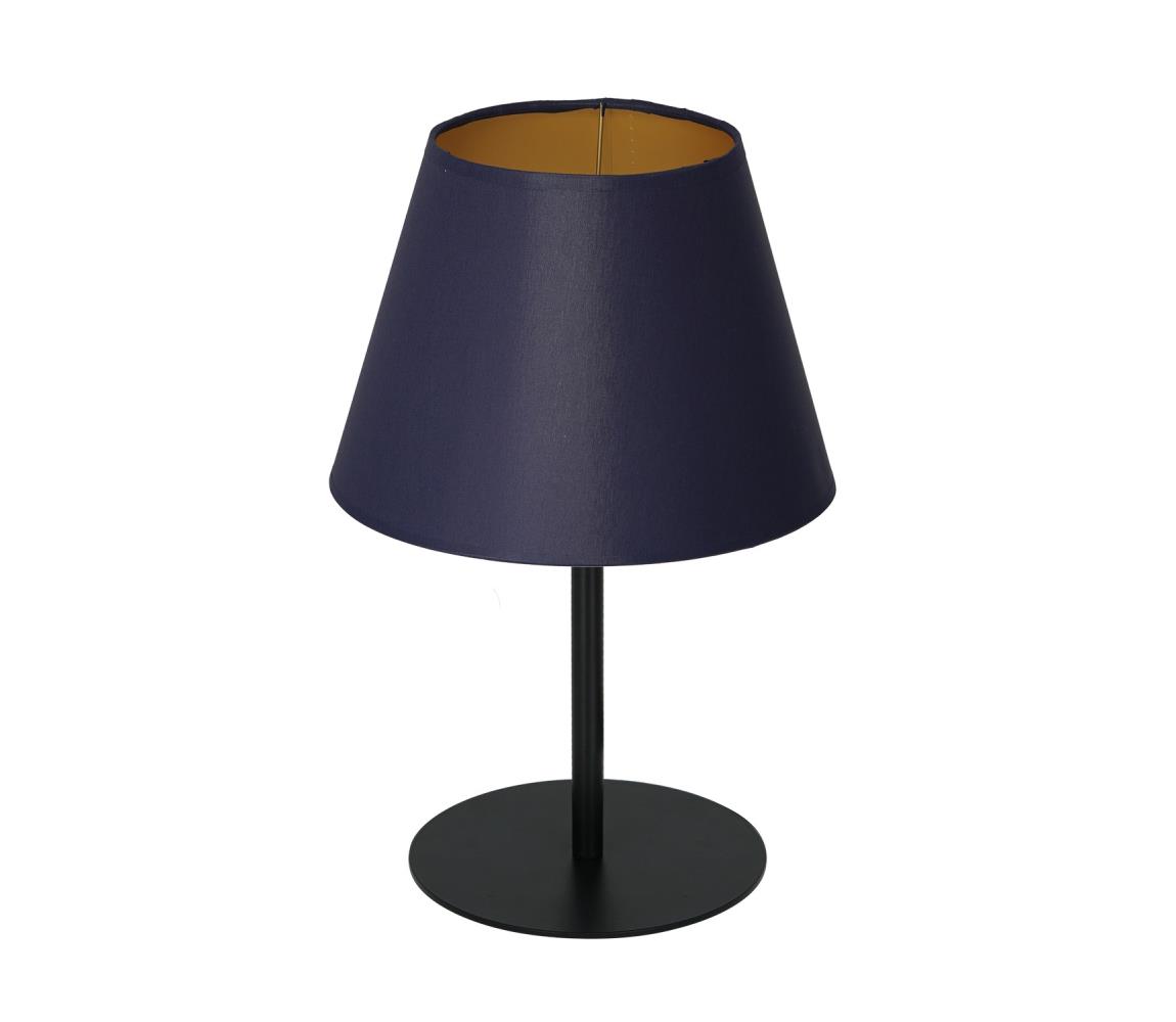  Asztali lámpa ARDEN 1xE27/60W/230V á. 20 cm lila/arany 