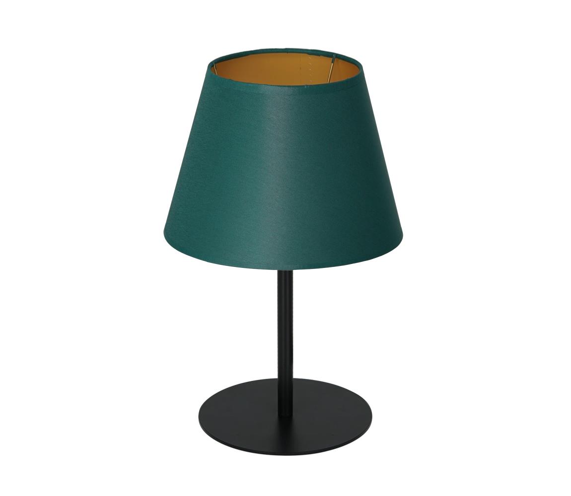  Asztali lámpa ARDEN 1xE27/60W/230V á. 20 cm zöld/arany 