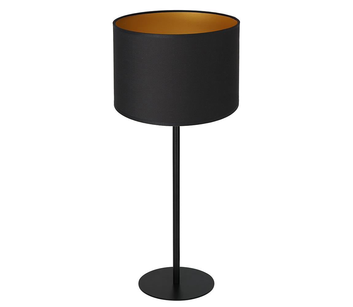  Asztali lámpa ARDEN 1xE27/60W/230V á. 25 cm fekete/arany 