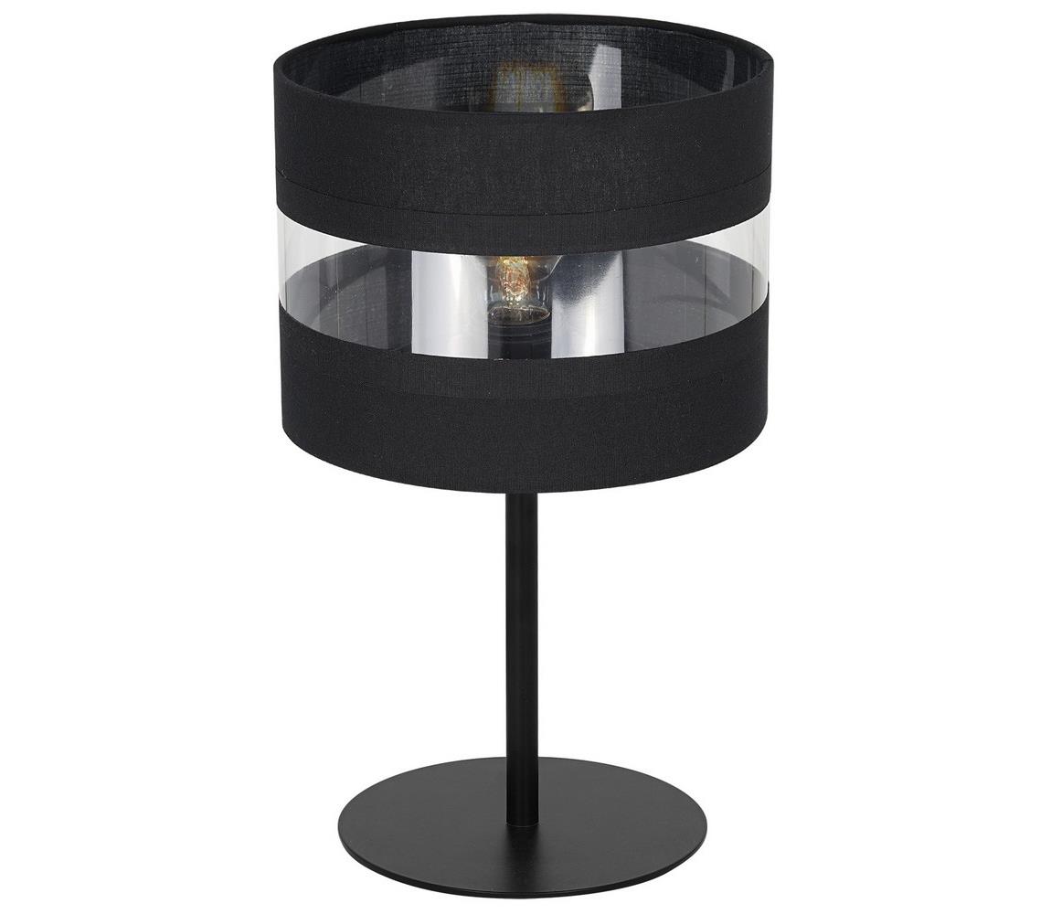  Asztali lámpa HAVARD 1xE27/60W/230V fekete 