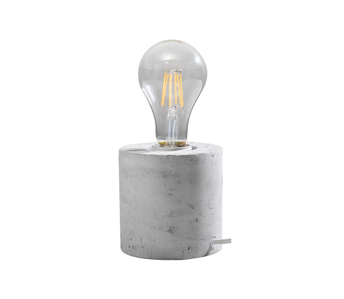  Asztali lámpa SALGADO 1xE27/60W/230V beton 