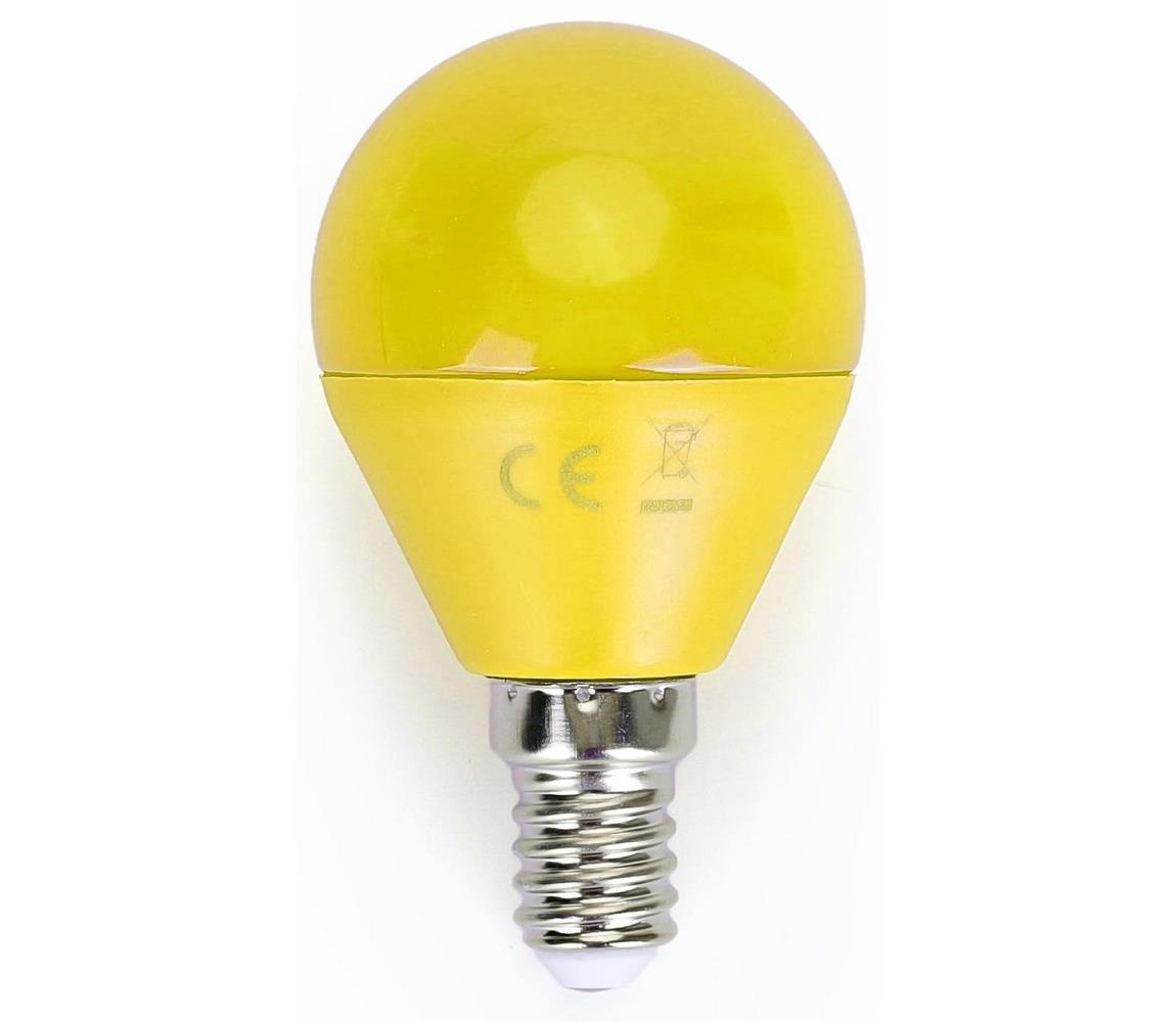  B.V. LED Izzó G45 E14/4W/230V sárga 