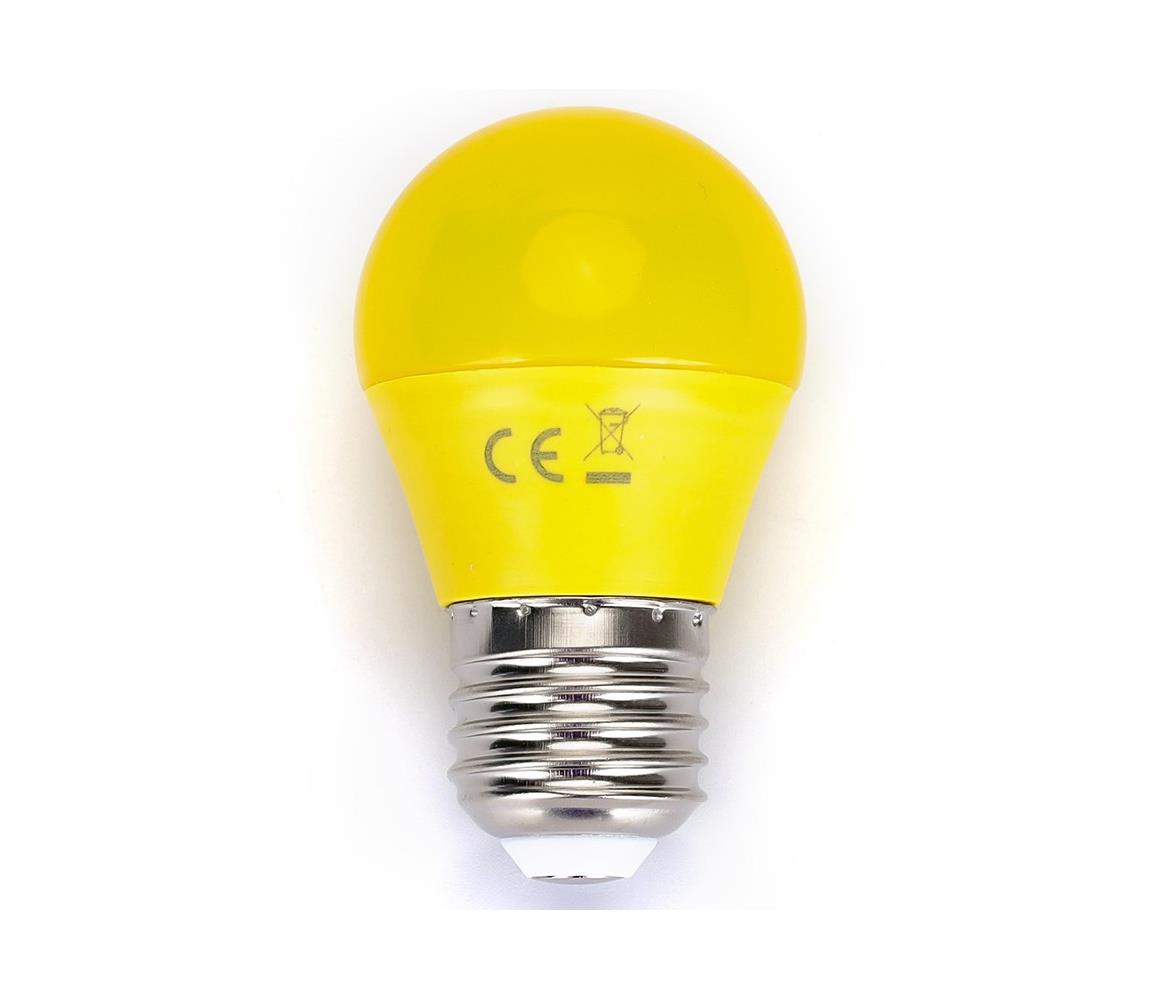  B.V. LED Izzó G45 E27/4W/230V sárga 