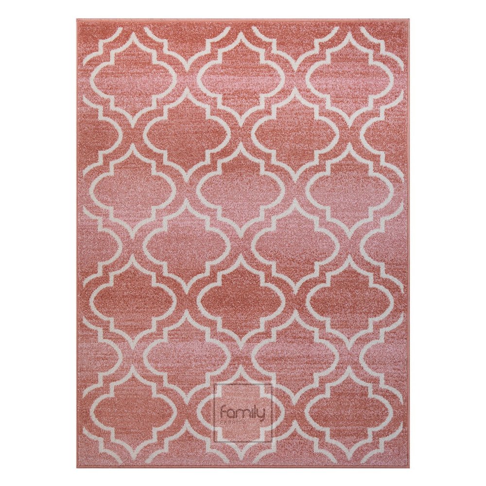Eredeti régi rózsaszín szőnyeg skandináv stílusban Szélesség: 160 cm | Hossz: 220 cm