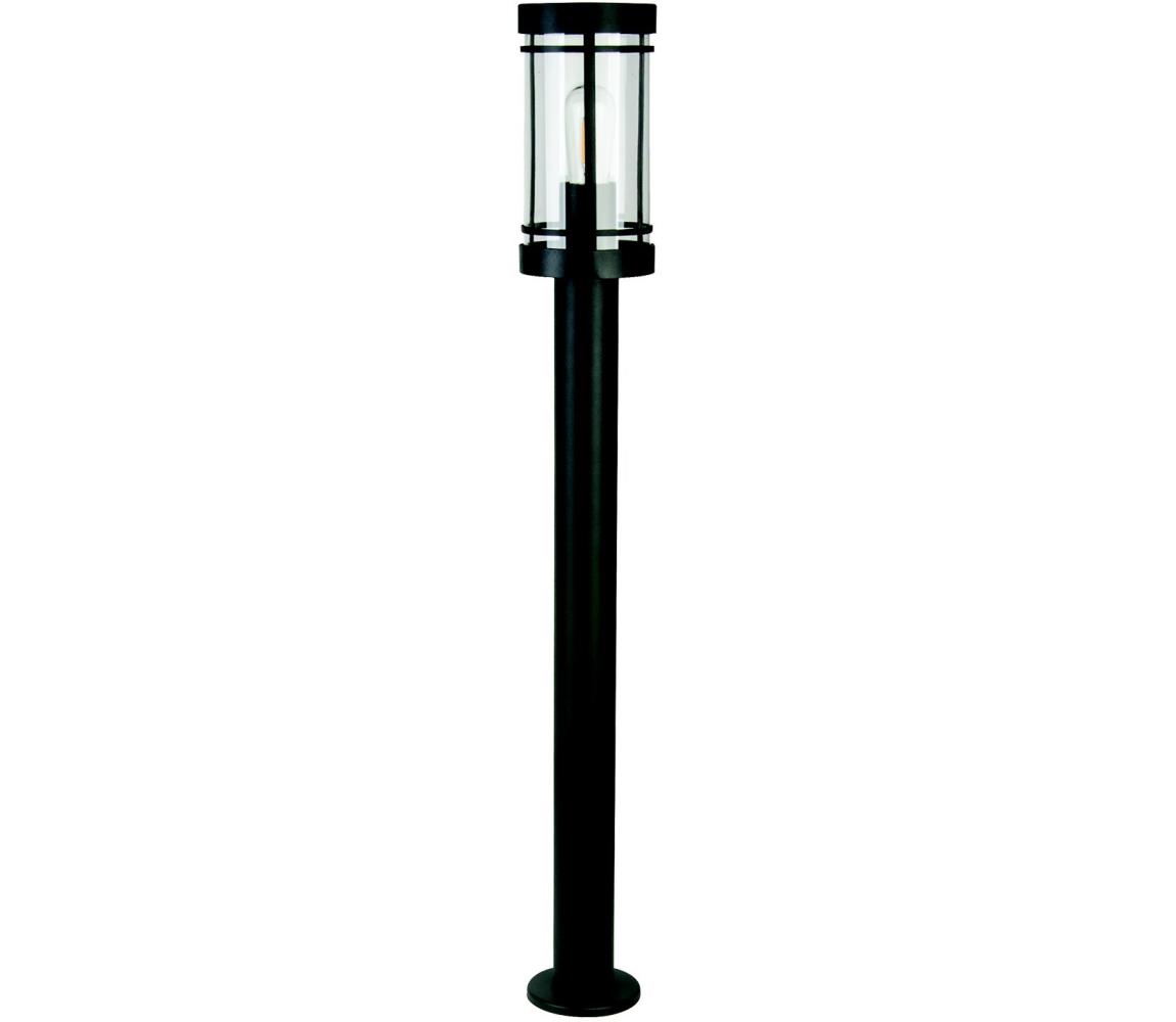 Eurolamp Kültéri lámpa 1xE27/15W/230V 50 cm IP44 fekete 