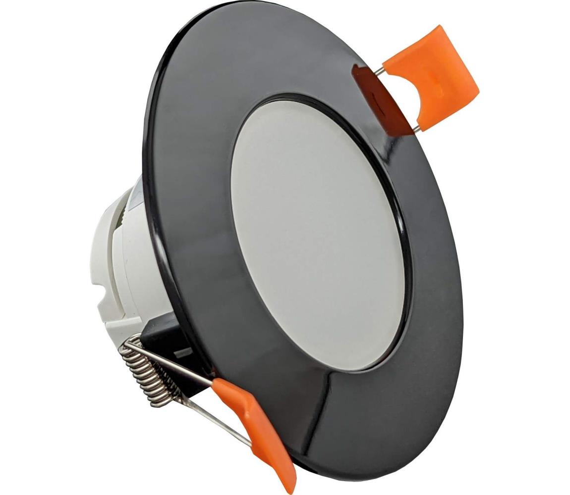 Greenlux LED Fürdőszobai beépíthető lámpa LED/5W/230V 4000K IP65 fekete 