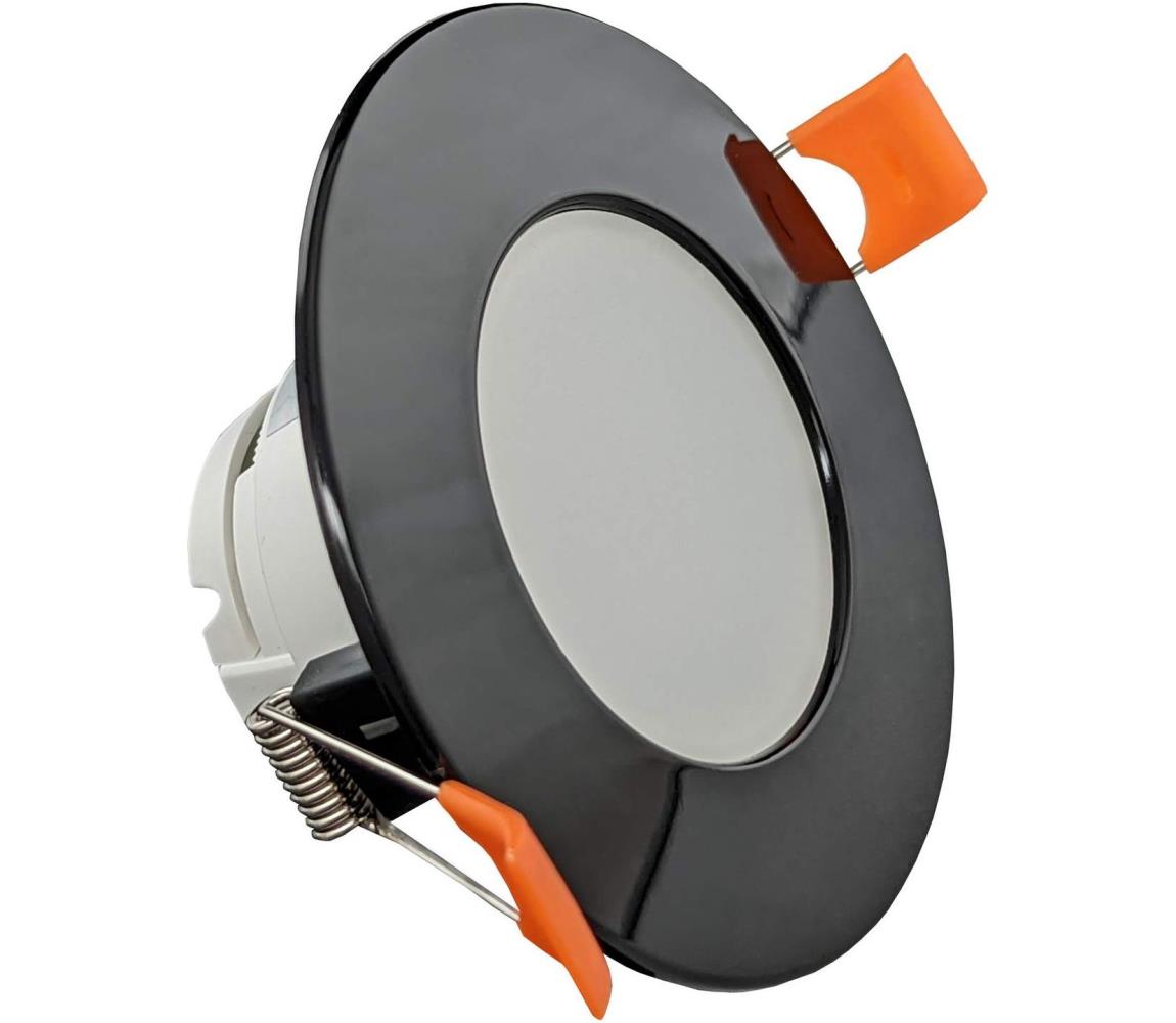 Greenlux LED Fürdőszobai beépíthető lámpa LED/8W/230V 3000K IP65 fekete 