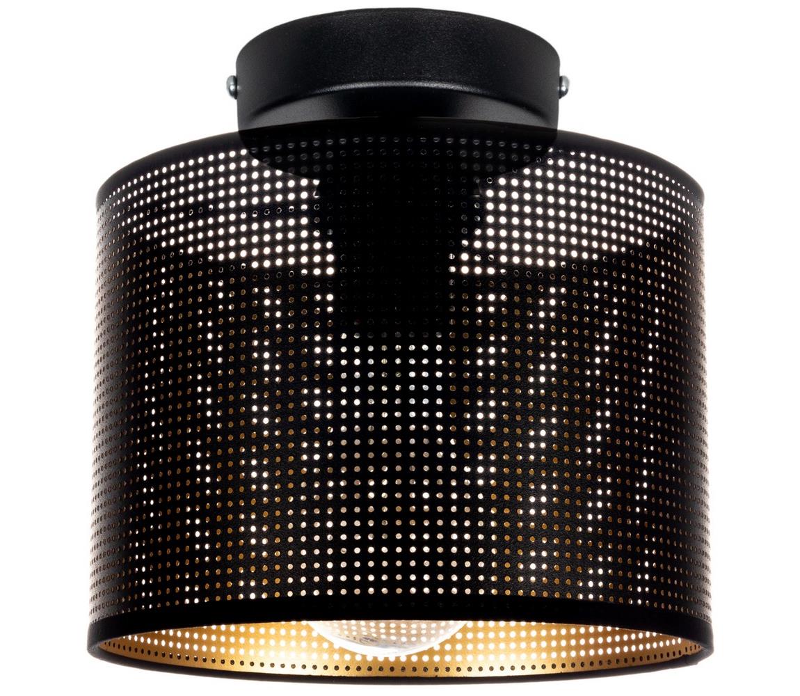 HEXE Mennyezeti lámpa ALDO 1xE27/60W/230V á. 20 cm fekete 