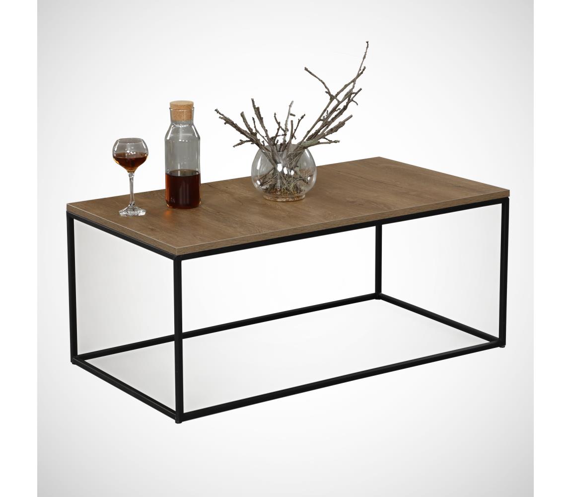  Kávésasztal COSCO 43x95 cm barna/fekete 