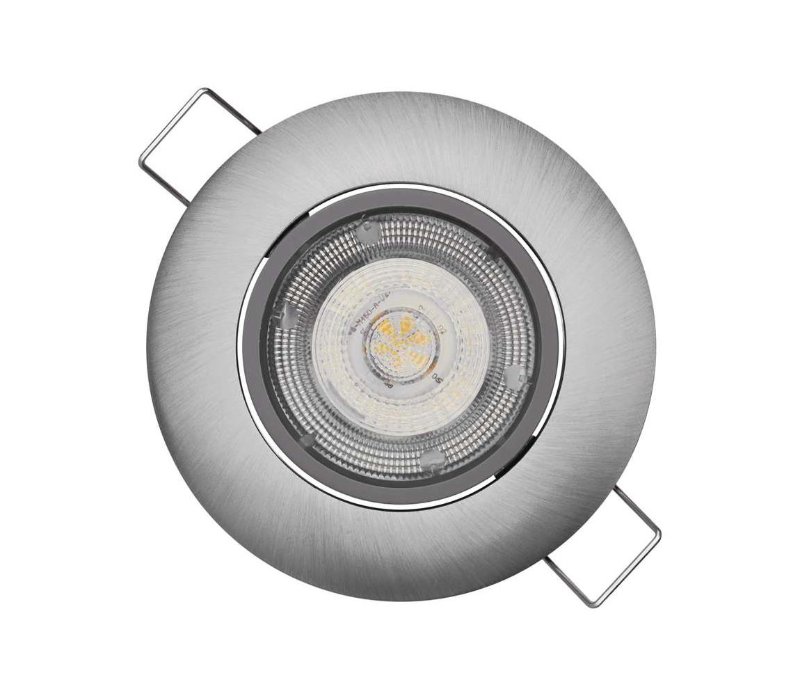  LED Beépíthető lámpa EXCLUSIVE 1xLED/5W/230V 4000 K ezüst 