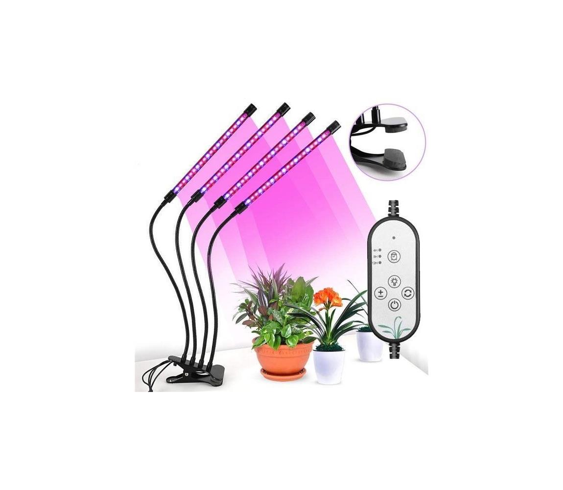  LED Dimmelhető asztali lámpa csíptetővel növények termesztéséhez LED/15W/5V 
