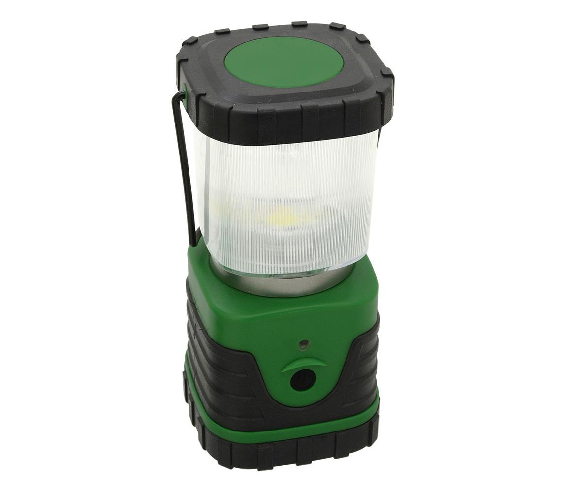  LED Hordozható lámpa LED/3xLR20 IP44 fekete/zöld 