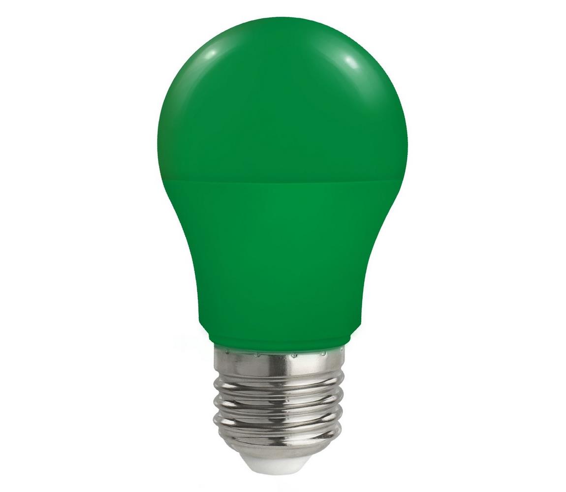  LED Izzó A50 E27/4,9W/230V zöld 