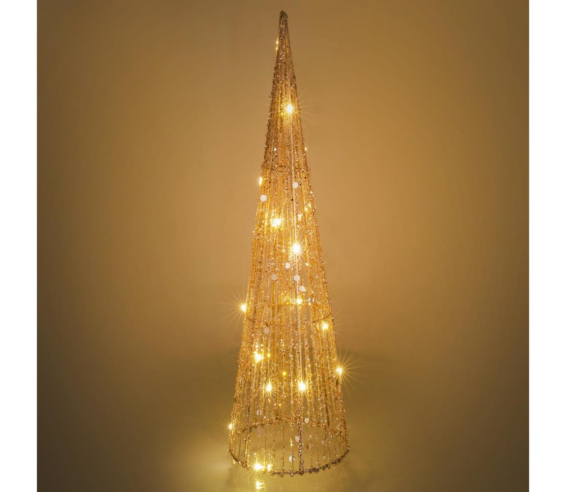  LED Karácsonyi dekoráció LED/2xAA 50 cm kúp 
