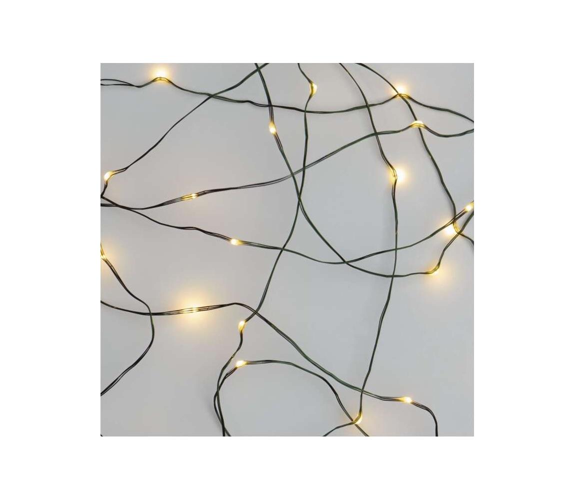  LED Karácsonyi kültéri lánc 40xLED/9m IP44 meleg fehér 
