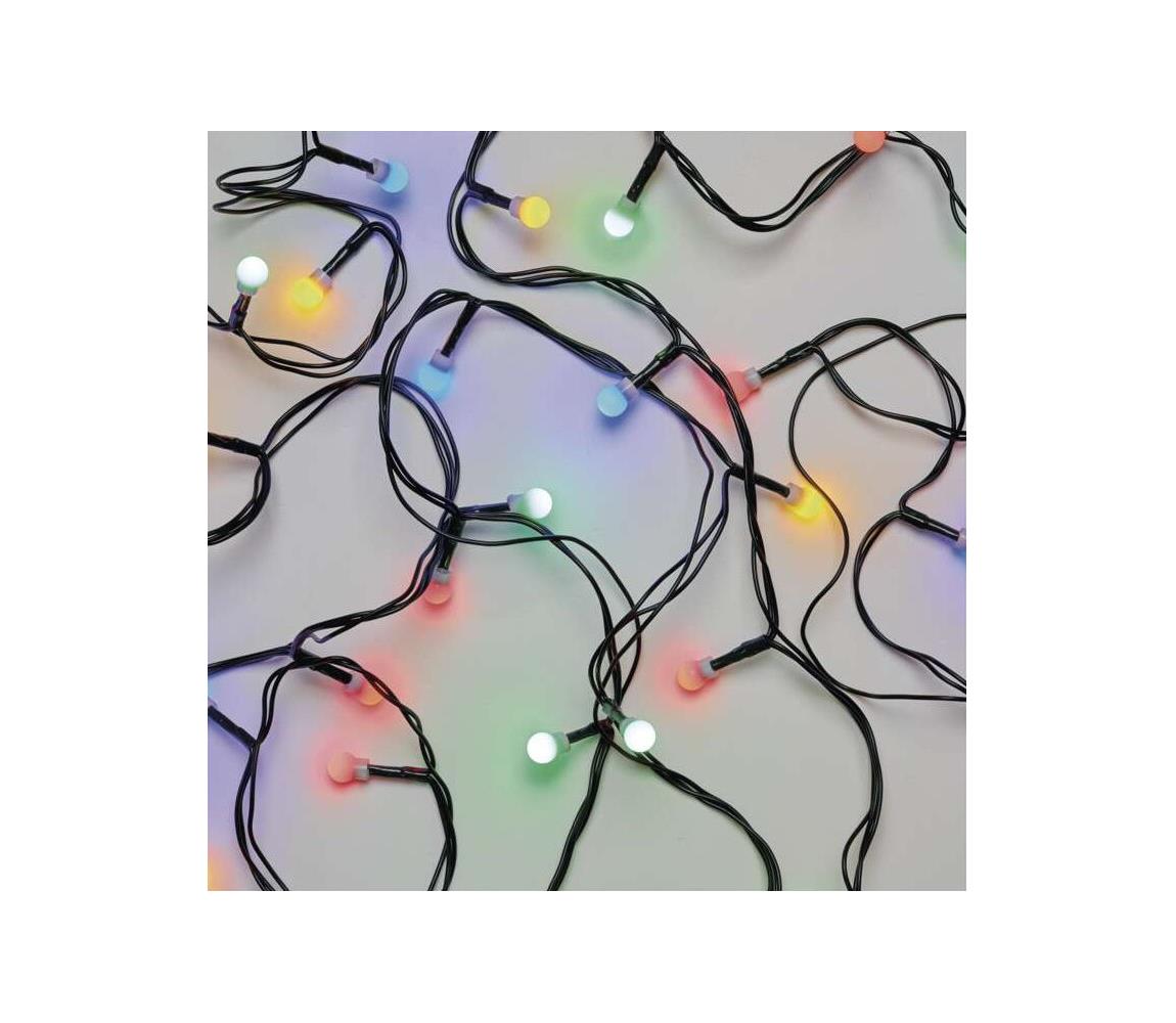  LED Karácsonyi kültéri lánc 80xLED/8 mód 13m IP44 többszínű 