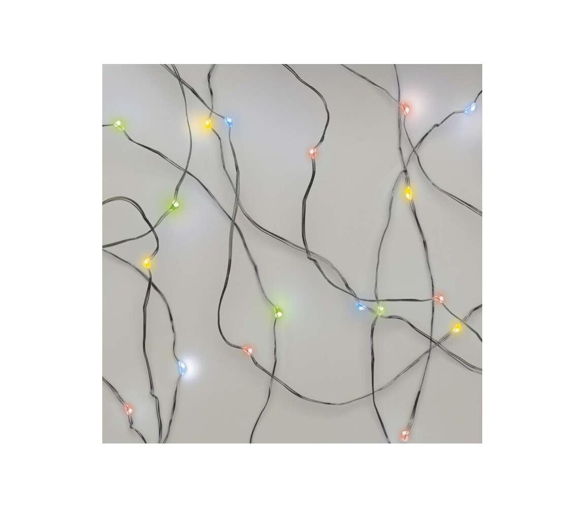  LED Karácsonyi lánc 20xLED/2,4m többszínű 