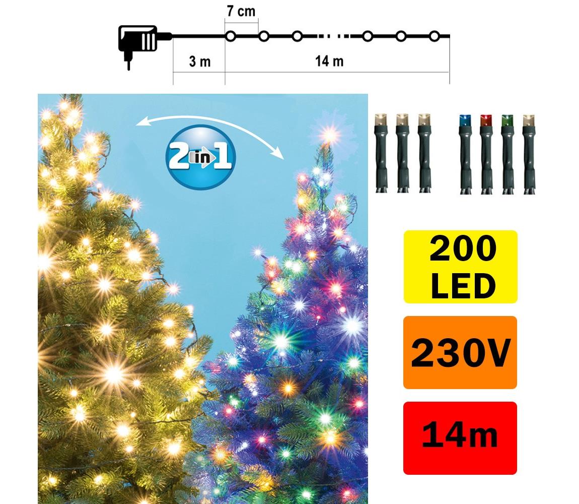  LED Karácsonyi lánc kültéri LED/230V IP44 