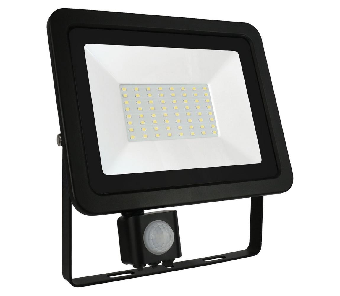  LED Kültéri reflektor érzékelővel NOCTIS LUX 3 LED/50W/230V 3000K IP44 fekete 
