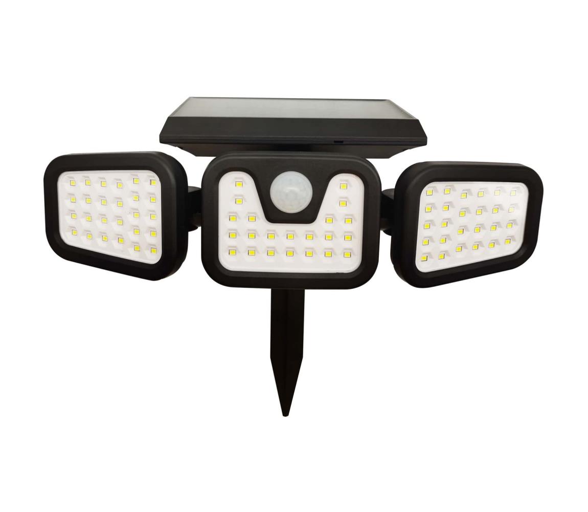  LED Napelemes reflektor érzékelővel TRIO LED/0,6W/3,7V IP44 