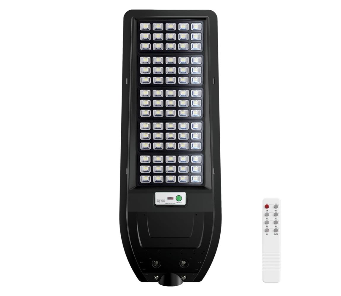  LED Napelemes utcai lámpa VIA 200W/20000 mAh 3,2V 6000K IP54 + távirányítás 
