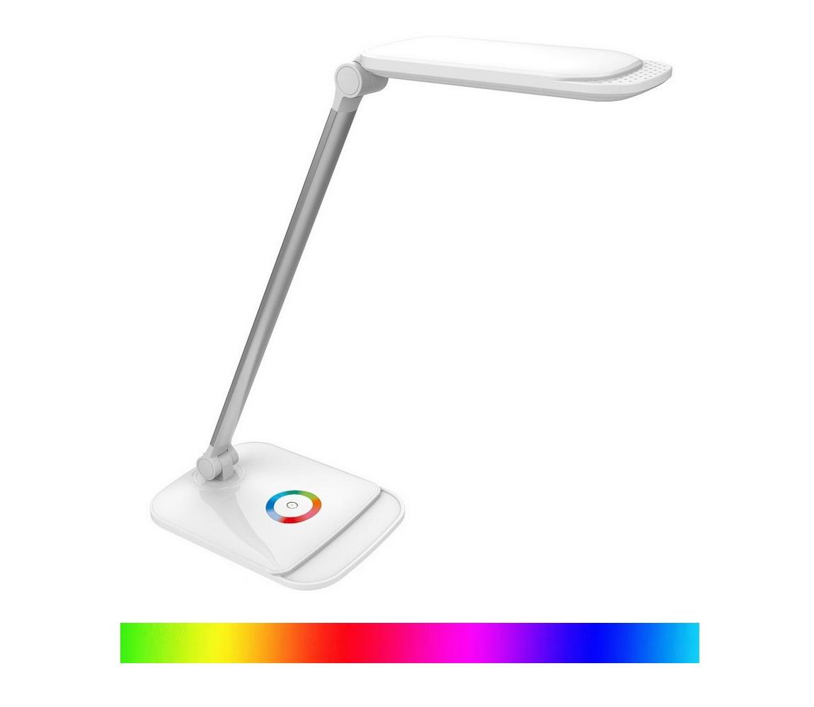  LED RGB Érintős szabályozható asztali lámpa LED/18W/230V + USB 