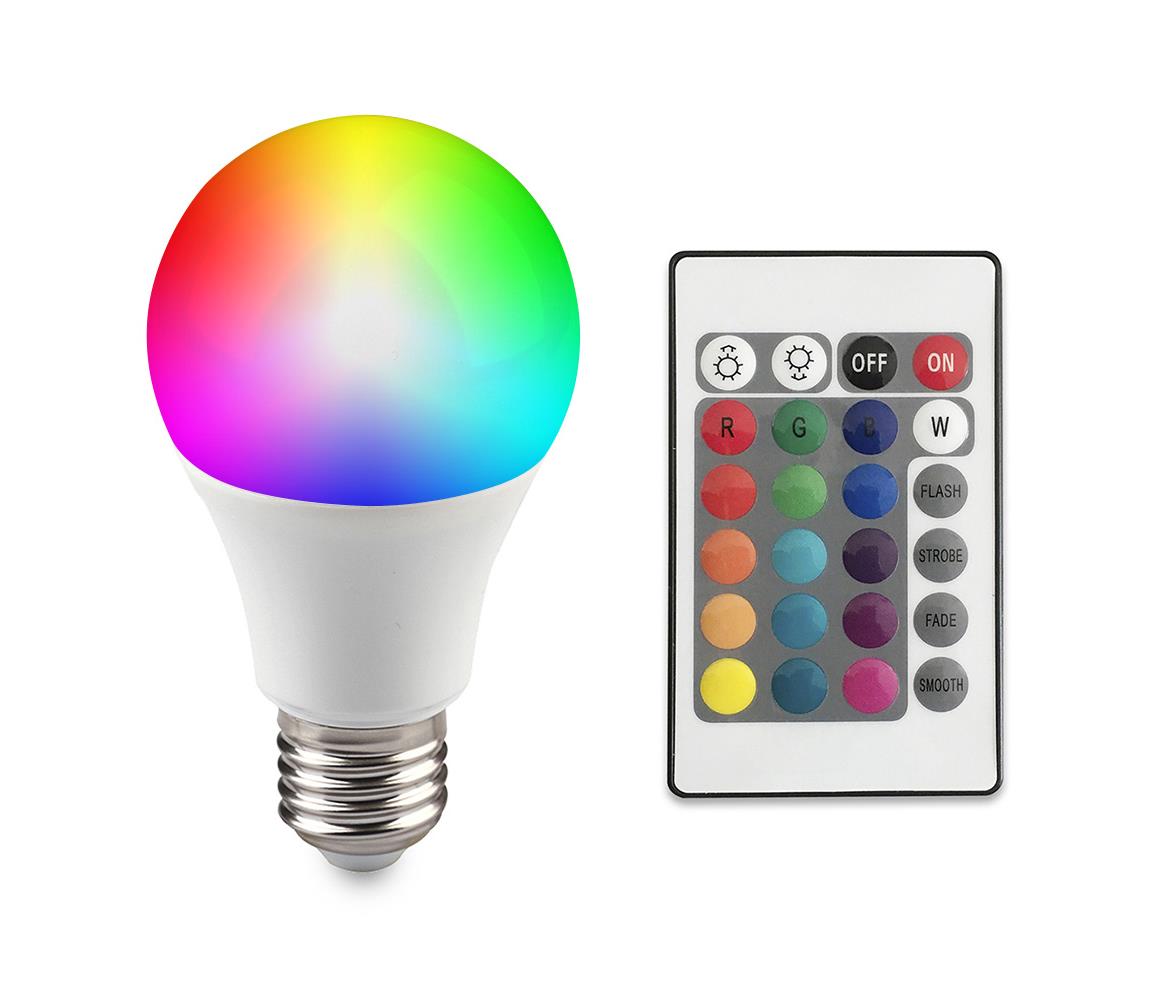  LED RGB Szabályozható Izzó E27/6W/230V 3000K 
