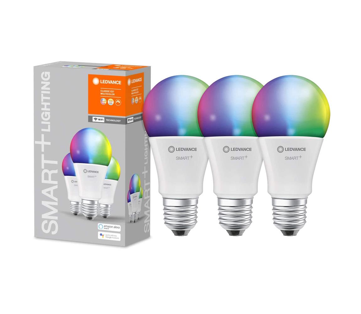 Ledvance SET 3x LED RGB Dimmelhető izzó SMART+ E27/14W/230V 2700K