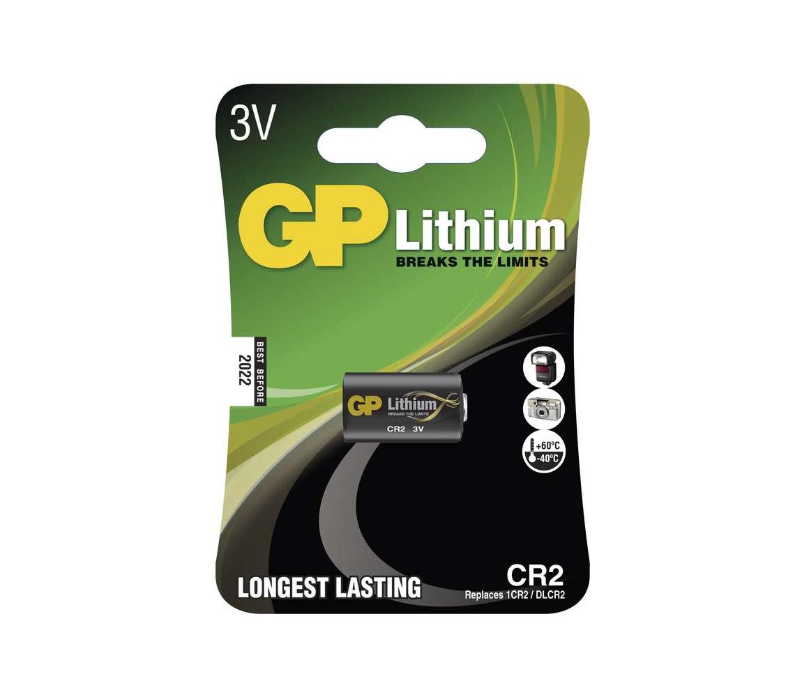  Lítium elem CR2 GP LITHIUM 3V/800 mAh 