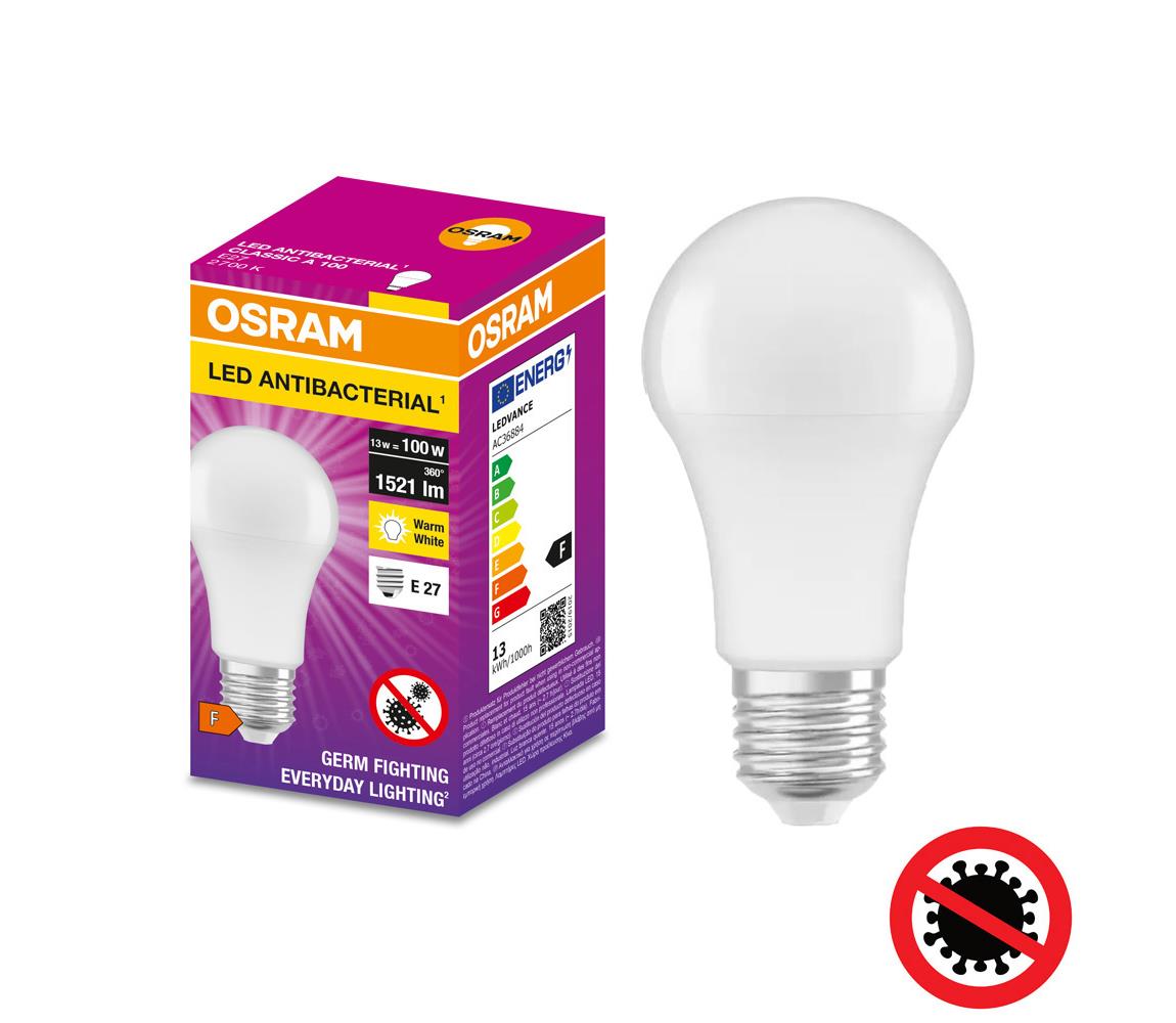 Osram LED Antibakteriális izzó A100 E27/13W/230V 2700K 